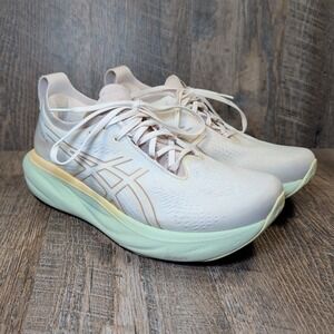 Asics Gel-Nimbus 25 1011B547 Men's Running Cream Fawn Athletic Sneakers Size 8